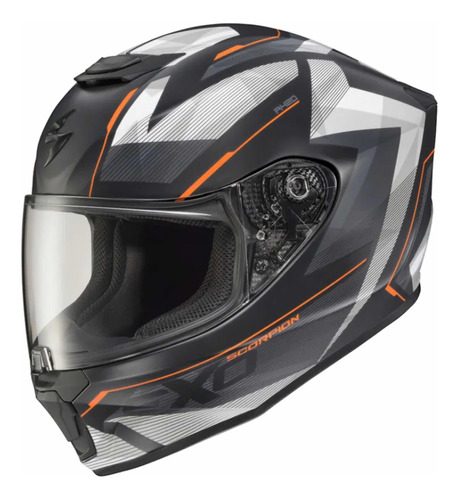 Casco Scorpion Exo R 420 Engage Naranja