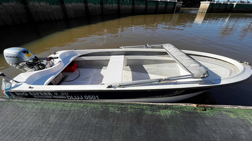 Imagen 15 de 21 de Bote Lancha Open Tracker Tozoli 430 Matrizado Honda 20 Hp