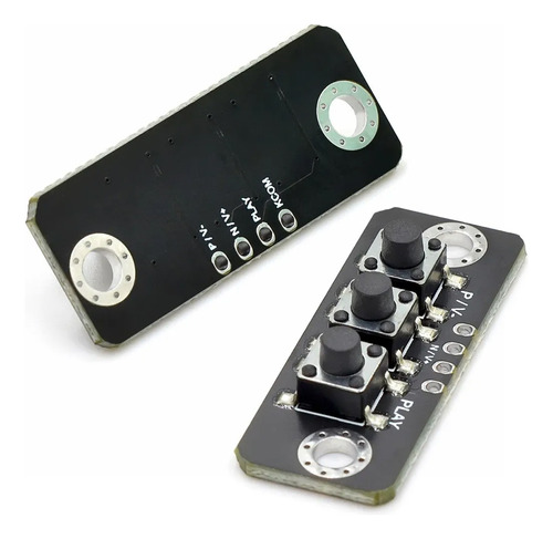 Placa De 3 Botones Independientes Micro Switch