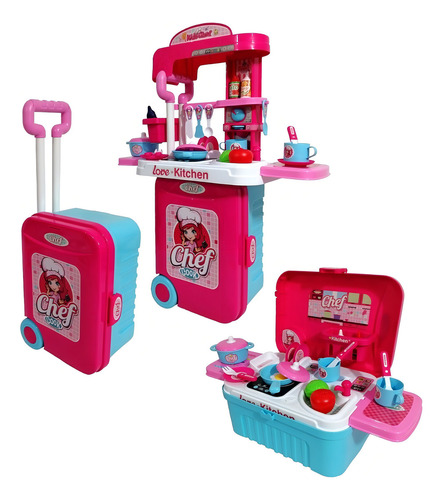 Cocina de juguete Eggy Toys 008-951A/2024 color rosa