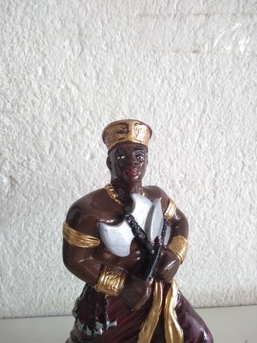 Escultura Xango Orixá Africano Imagem Do Candomblé Estatua