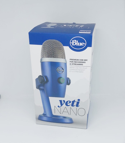 Micrófono Blue Yeti Nano Condensador Vivid Blue (openbox)