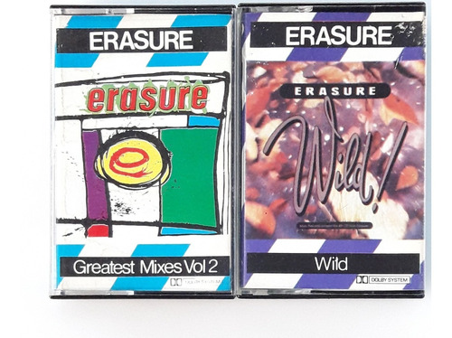 2 Casete Erasure  - Wild  + Greatest  Mixes 2    Leer Oka (Reacondicionado)