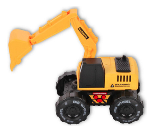 Juguete Carro Retro Excavadora Construcción Para Niños