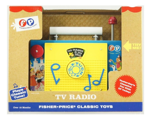 Fisher-price Tv Radio Clásico