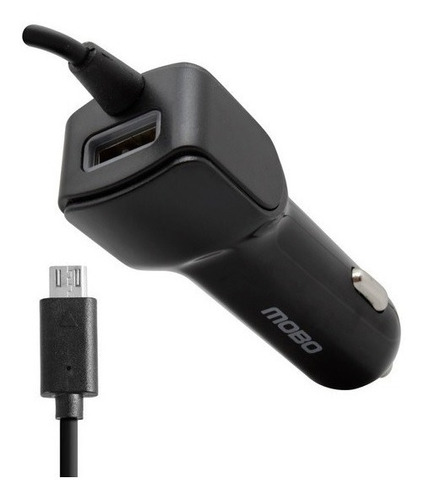 Cargador De Auto (plug-in) Microusb V8 + Puerto Usb Mobo