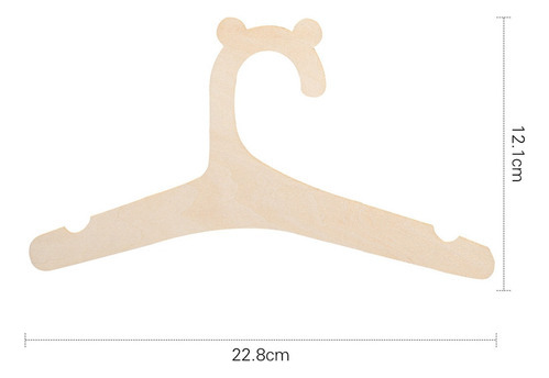 50 Perchas De Madera Para Bebés, Perchas Para Niños Pequeños