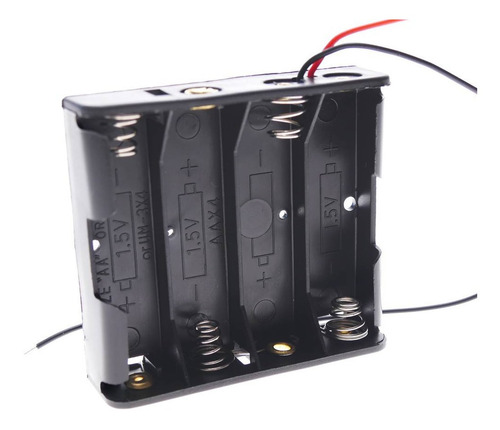 Portapila Aa X 4 Plano Arduino