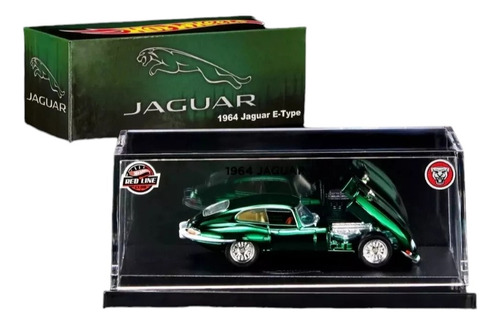 Hot Wheels Jaguar E Type 1964 Red Line Club Rlc (Reacondicionado)