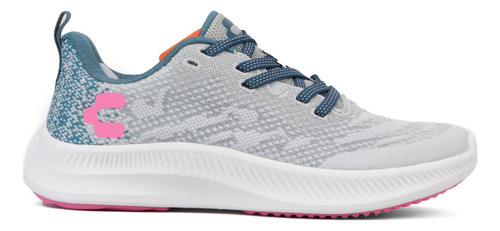 Tenis Para Mujer Cómodos Transpirables Charly 1059103 Gris