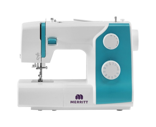 Imagen 1 de 5 de Máquina de coser recta Merritt ME 9300 portable blanca