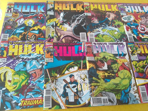 O Incrível Hulk Marvel Comics 08 Gibis Formatinho  141 -148