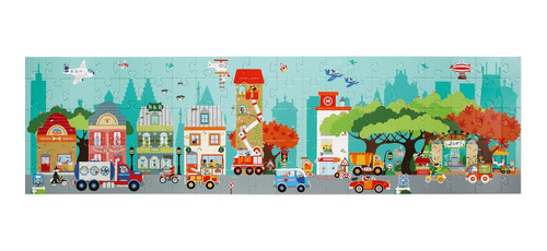 Puzzle 100pcs De Piso Ciudad Scratch Europe