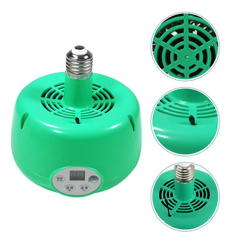 1pc Calentador Ventilador Luz De Calor Para Pollo Casero
