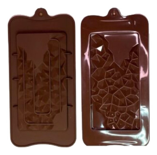 Molde Silicona Tableta Facetada Para Bombones De Chocolate