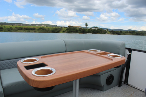 Lancha Ventura Pontoon 250 Zero V-cat Solara Fluvimar Vcat