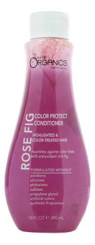 Juice Organics Rose Fig Color Protect Acondicionador, 10 Fl 