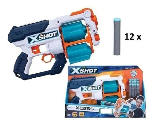Imagen 5 de 5 de Pistola Doble X-shot Original Xcess Zombie Largo Alcance