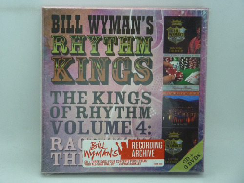 Bill Wyman The Kings Of Rhythm Volumen 4 Cd + 3 Dvd´s Nuevo