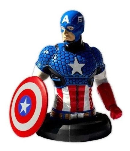 Busto Colección Super Héroes Marvel Original Capitán América