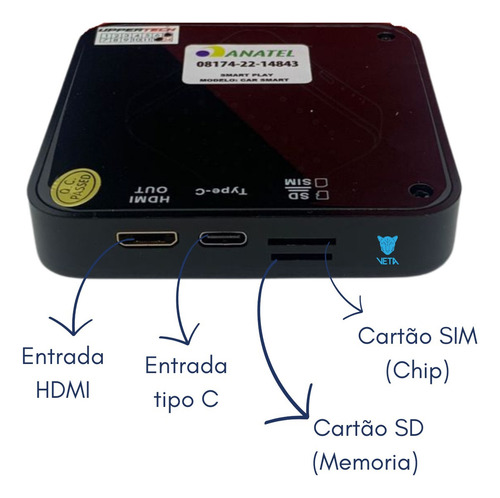 Smart Play/streaming Box Automotivo Jeep Commander/compass