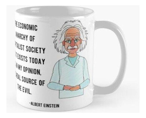 Taza Cita De Einstein Sobre El Capitalismo Calidad Premium