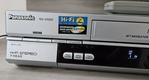 Video Cassete Panasonic 7 Cabeças Estereo Top Linha Zerado
