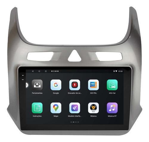 Multimidia Cobalt 2012/2023 Android 14 2gb Carplay 9p Qled