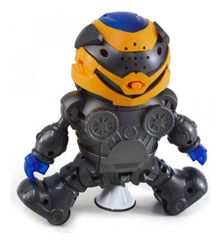 Robo Dançante Transformers Musical Com Luz Dança Rotação 360 Personagem Bumblebee