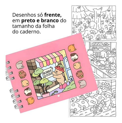 Libro Para Colorear De Tapa Dura De Bobbie Goods, Varios Dis