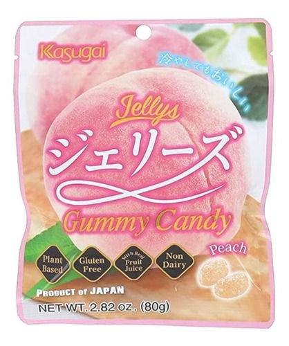 Gomita Japonesa, Sabor Durazno, Kasugai, 80 G