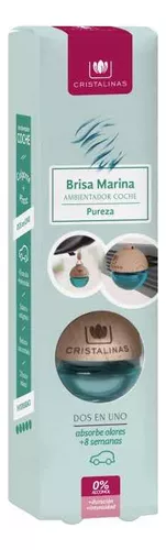 Cristalinas spray absorbe olores vainilla para coche