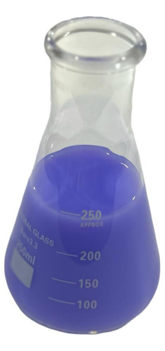 Frasco Erlenmeyer Boca Estreita 250ml Vidro Boro 3.3 Lab