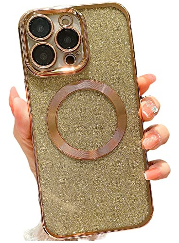 Funda Magnetica Para iPhone 11 Pro Dorado Platinado De Lujo