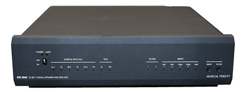 Musical Fidelity Mx-dac Convertidor Digital A Analogico (neg