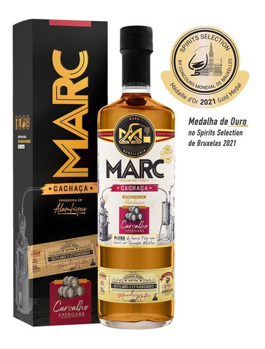 Imagem 2 de 7 de Cachaça Marc Carvalho Americano Blend