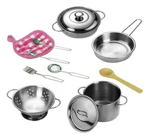 Comprar 12x Juego De Cocina De Simulación Vajilla De Acero
