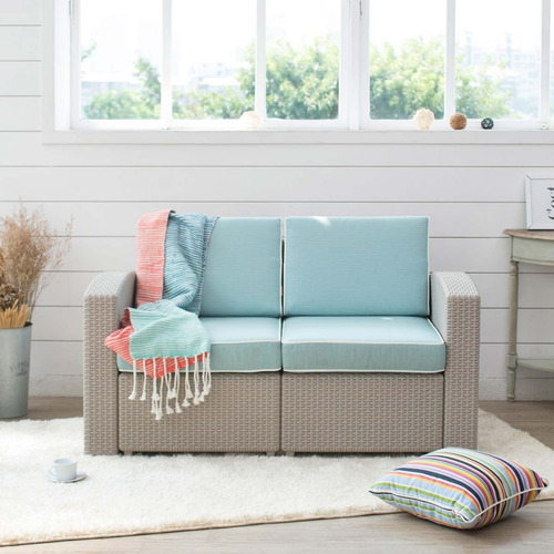 Sillón Cómodo Tipo Rattan Para Interior/exterior Durable