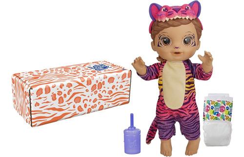 Baby Alive Rainbow Wildcats Doll, Tigre, Accesorios