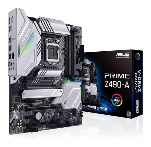 Motherboard Asus Prime Z490-a Intel 1200 10ma Rgb Gbe Atx