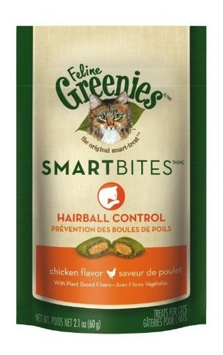 Botanas Para Gatos - Botana - Greenies Smartbites Pollo Con 