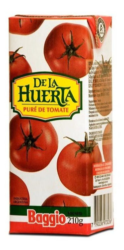 Pack X 3 Unid Pure  Tb 210 Gr D.huerta Pure De Tomates