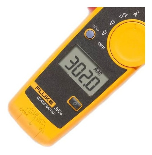 Alicate Amperimetro 400a-600v 302+ Fluke + Bolsa