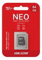 Comprar Tarjeta Memoria Micro Sd 64gb Hiksemi Neo Microsd Adaptador