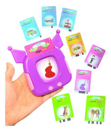 Juego Didactico Imagenes Sonidos Aprendizaje Ingles-español