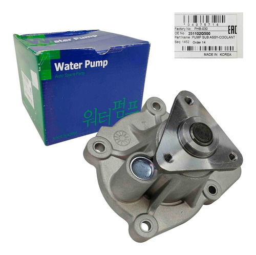 Imagen 2 de 10 de Bomba Agua Kia Optima 2.0 2005 2006 2007 Original