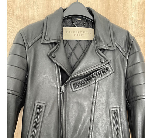 Chamarra Piel  Burberry Brit  Hombre L G