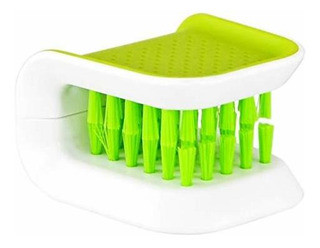 Home-x Blade- And Knife-cleaning Scrub Brush With Soft Grip,