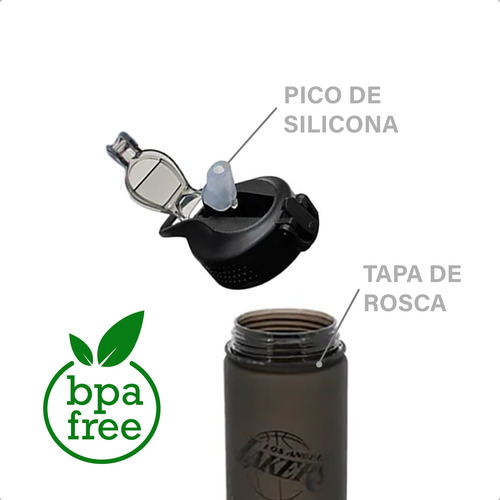 Combo Nba Bolso + Botella Boston Celtics Basket Deportiva