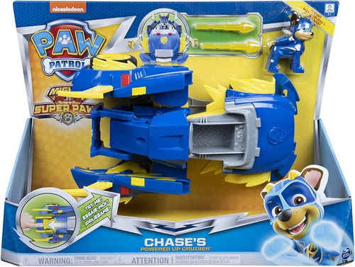 Paw Patrol Mighty Pups Super Paws Chase's Powered Up Cruiser